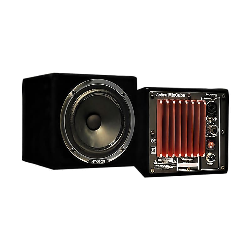 Avantone Mixcube 5.25" Powered Studio Monitors (Pair) Regular Black image 1