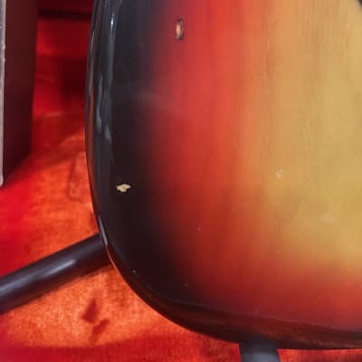 1977 Fender Stratocaster 3-Bolt Neck, Maple Fretboard, Sunburst image 6