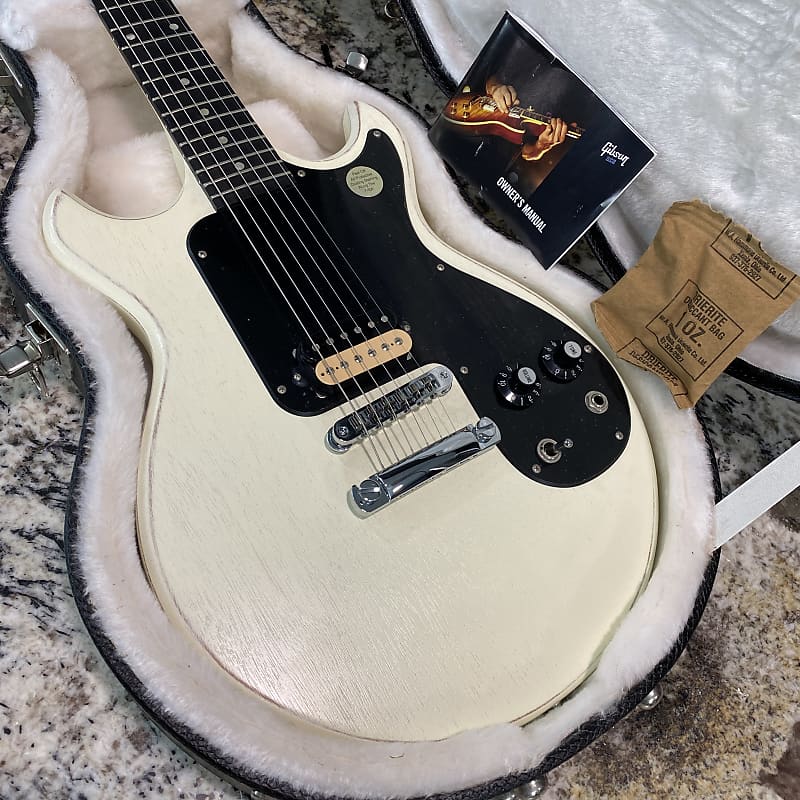 2008 Gibson Joan Jett Signature Melody Maker - Worn White - 