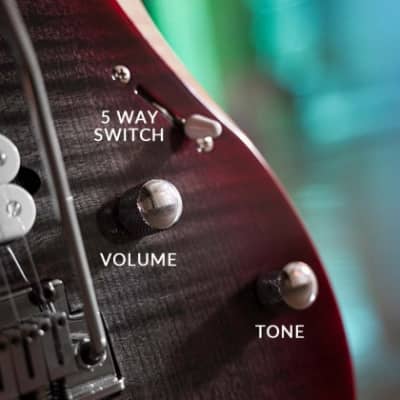 Cort X700 Duality II Lava Burst w/Gigbag (B Stock) image 11