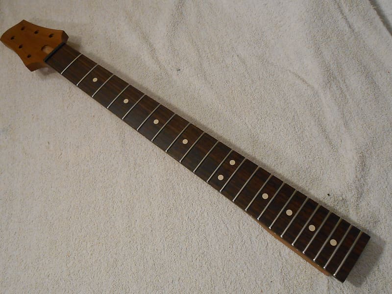 Warmoth Vortex Roasted Maple / Rosewood Electric Guitar Neck, RH, Stainless Steel 6150 Frets, Wolfgang Neck Profile image 1