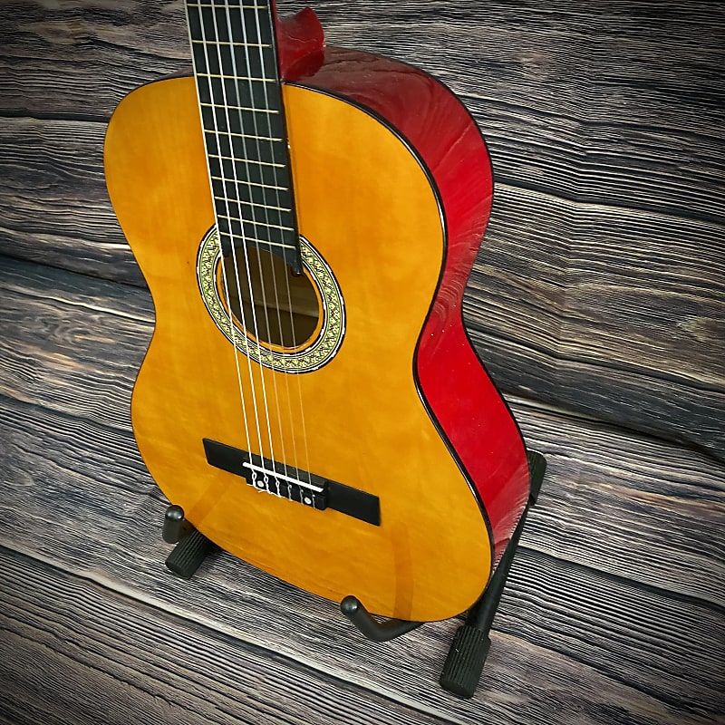 WINZZ 39 Inches Classical Guitar Full Size Beginner Acoustic | Reverb