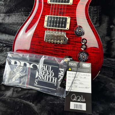 PRS Custom 24-08 Custom Color - Faded Fire Red 366934 image 13