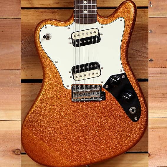 FENDER PAWN SHOP SUPER-SONIC MINT! 2012 Orange Flake Offset Guitar HH 08567 image 1
