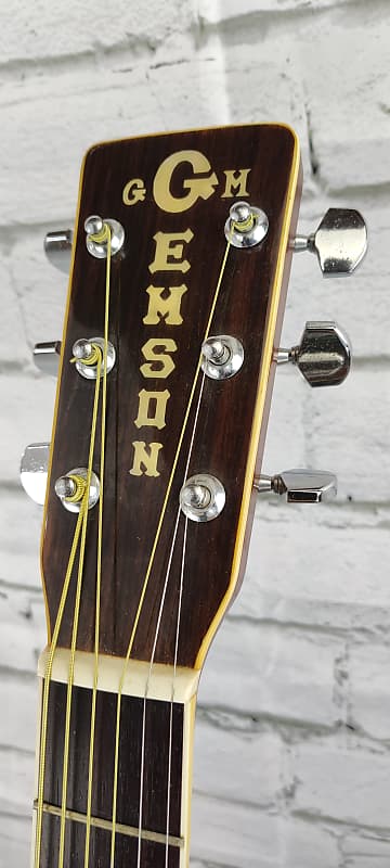 Gemson WX250 circa '90s- Natural w/ gig bag | Reverb