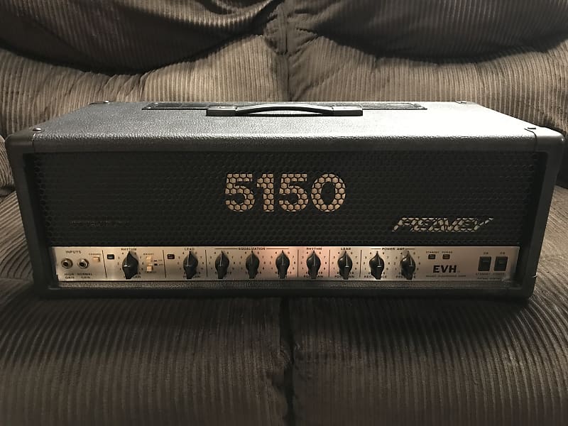 Peavey 5150 Block Letter w/Original Sylvania Made in USA Super 6 Power  Tubes & Shuguang Factory Super 7 Preamp Tubes (1992)