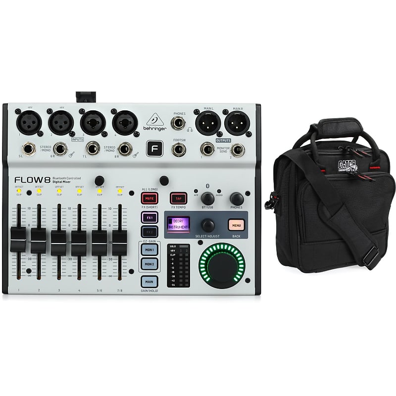 Behringer FLOW 8 8input Digital Mixer with Bag Reverb