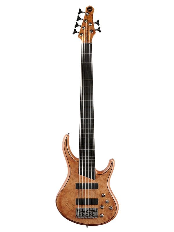 MTD Kingston Z6 Fretless 6-String Bass Guitar Natural Gloss | Reverb