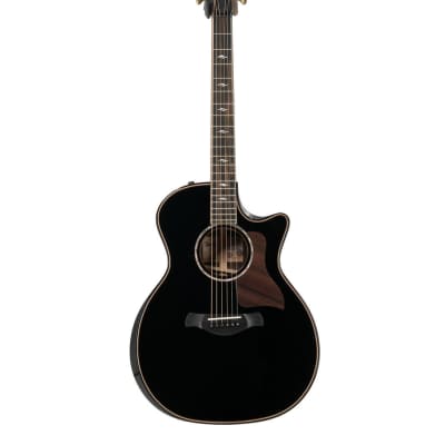 Taylor 814ce Builder's Edition Spruce/Rosewood Acoustic-Electric Guitar - Blacktop image 3