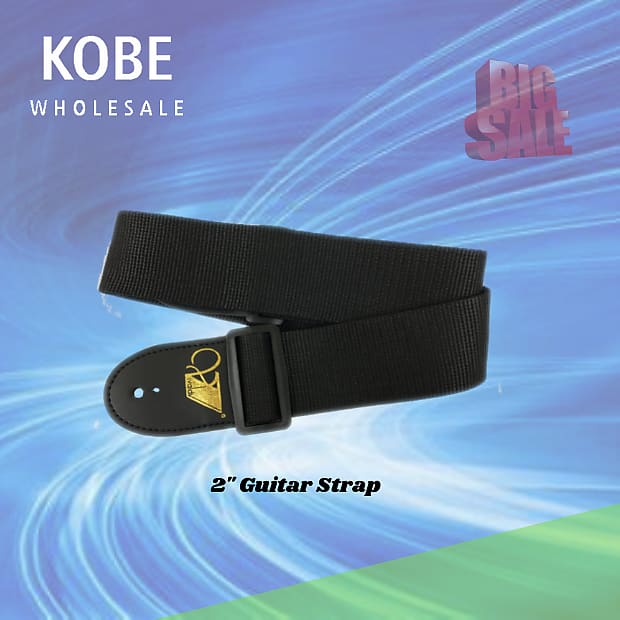 Vivaldi Guitar Strap 2" Black image 1