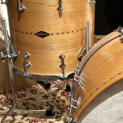 Craviotto 12/14/20 solid maple drum set from 2013. Craviotto office kit image 5