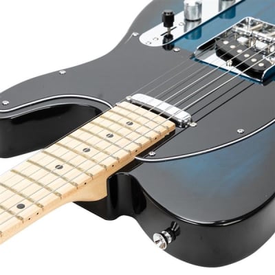 GTL Beginner Electric Guitar SS Pickup Blue image 7
