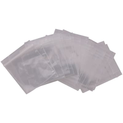 100 Pack of 2 Inch x 2 Inch Clear Reclosable Poly Bags - 2 MIL zip lock bag image 1