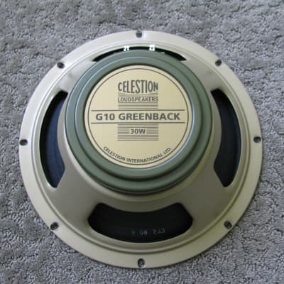 Celestion T5647 Classic Series G10 Greenback 30-Watt 16-Ohm 10 
