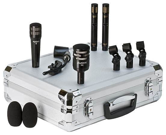 Audix DPQuad Four Microphone Drum Package With Case And Clamps image 1
