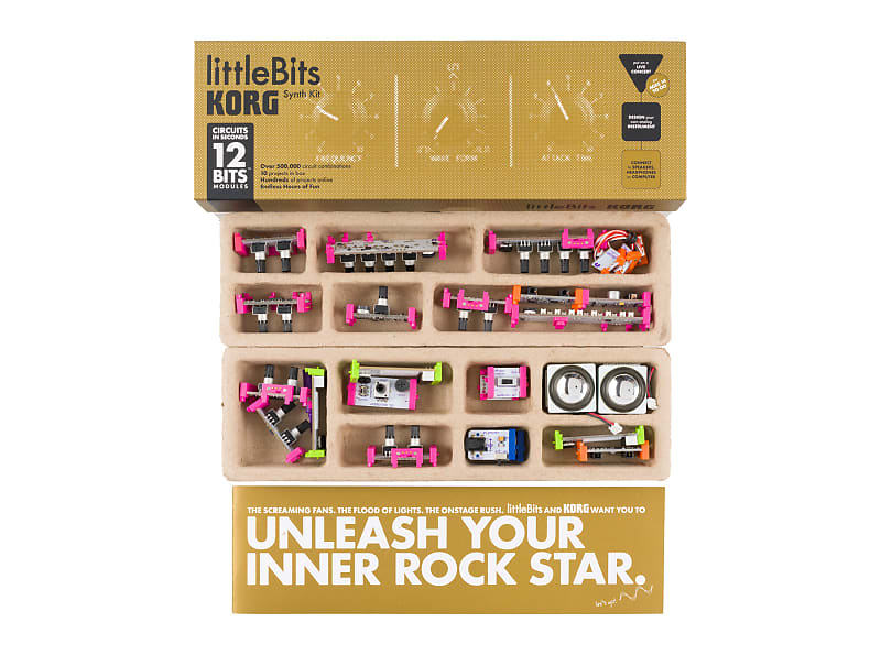 値下！希少 littleBits KORG synth kit おまけ付 Korg littleBits Synth Kit (Kontakt, Ableton, & SFZ) - decent