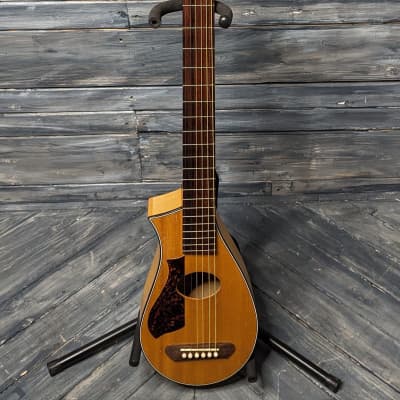 Used Vagabond Left Handed Acoustic Travel Guitar image 2