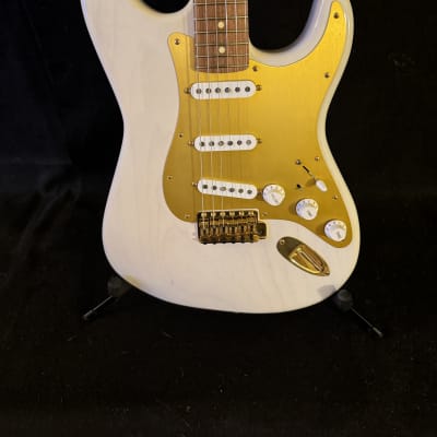 Fender Stratocaster - Transparent White Nitro - Partscaster Custom Shop Pickups Plek’d image 2
