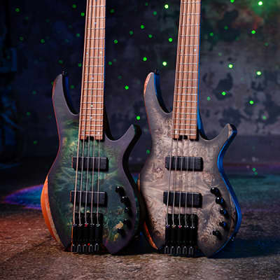 Cort Space 5 SDB | Artisan Series 5-String Bass Guitar, Star Dust Black. New with Full Warranty! image 19
