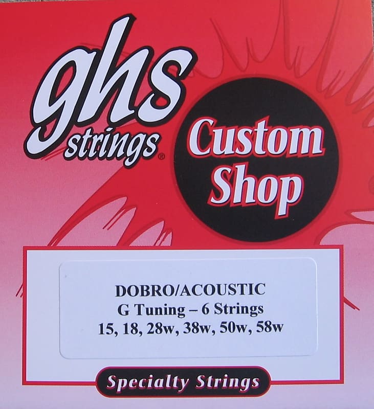 GHS Dobro or Lap Steel Strings"G Tuning" 1558w 2 pack Reverb