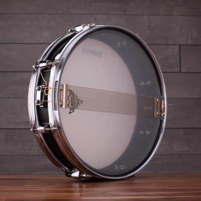 Pearl 13 X 3 Steel Piccolo Snare Drum, Black Lacquer (Pre Loved) image 5