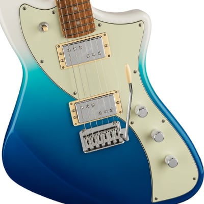 Fender Player Plus Meteora HH Electric Guitar. Pau Ferro Fingerboard, Belair Blue image 4