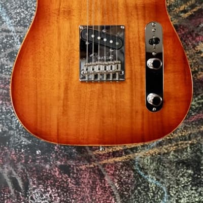 USED Fender American Select Carved Top Koa Telecaster image 2
