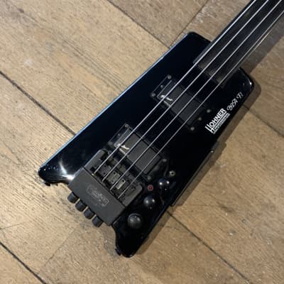 Hohner Professional B2A F1 Headless - 4 String Active - Fretless Bass - Black - Pre Owned image 3