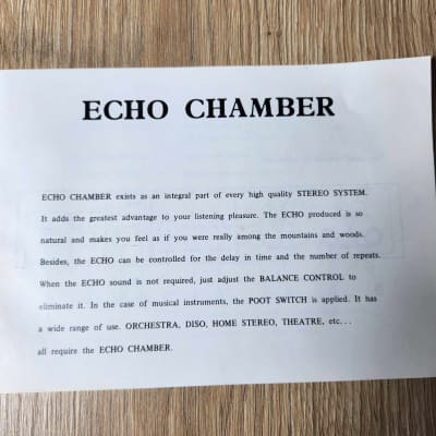 Better Echo Chamber Unit 2000 image 3