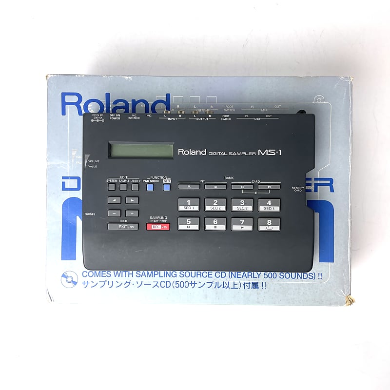 Roland MS-1 Digital Sampler Black 1990s