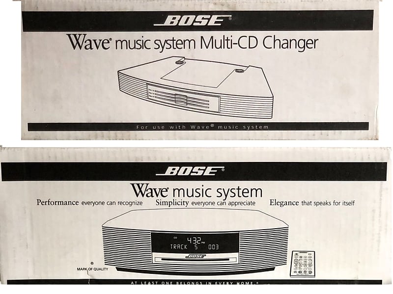 Bose Wave Music System with Multi-CD Changer - Platinum White image 1