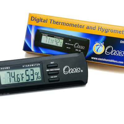 Oasis OH-2C Digital Hygrometer (replacement for OH-2) with Calibration Feature and Case Clip image 5