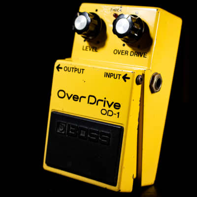 Boss OD-1 Over Drive (Black Label) 1983 | Reverb Boss OD-1 Over Drive (Black Label) 1983 | Reverb