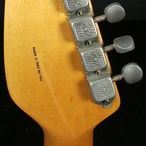 1960's Vox V-222 MKVI Teardrop Vintage Electric Guitar in Sunburst image 6