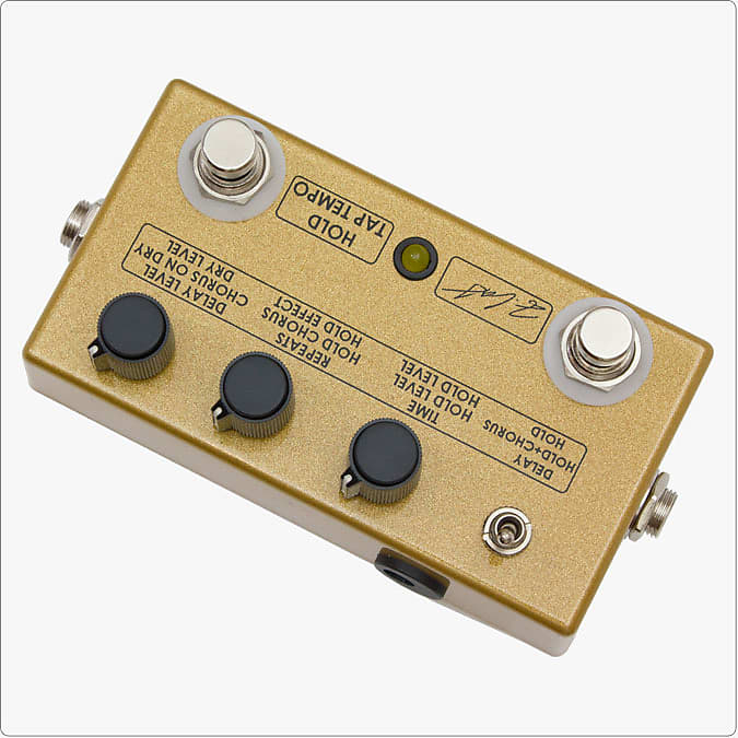 ZCAT Hold-Delay-Chorus pedal gold