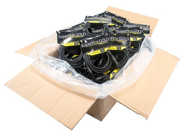 SuperFlex GOLD SFM-15 Premium XLR Cables - 15' (40-Pack) image 1