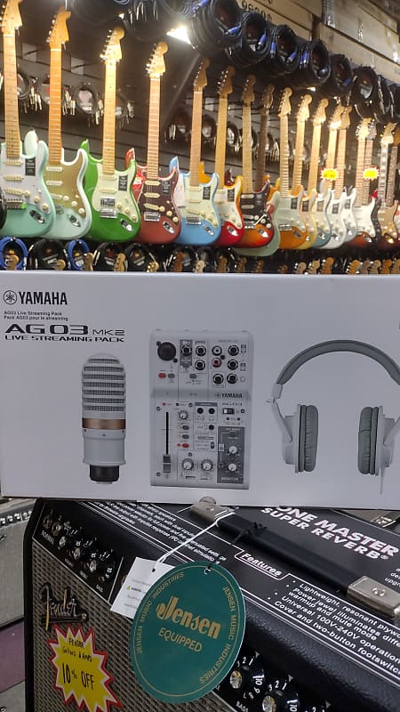 Yamaha AG03 MK2 Streaming Pack - White | Reverb