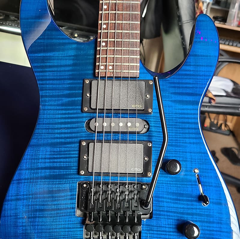 Jackson PS4 Performer 1996 - Blue Flamed Maple - READ