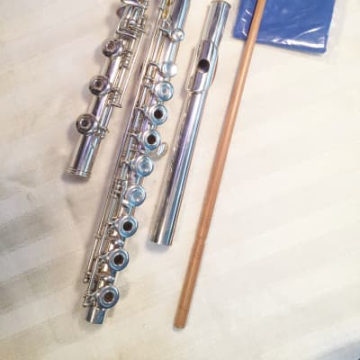 Gemeinhardt 50th Anniversary Solid Silver Flute with Gold | Reverb