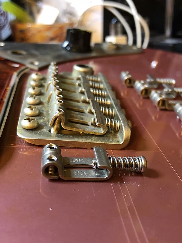 Highwood Nickle RELIC Fender guitar type Strat Saddles: 0.425