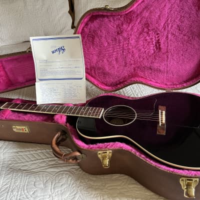 1991 Gibson L-00 1936 Vintage Reissue Acoustic Guitar Ebony Rare Blues King  w/ Hardshell Case | Reverb