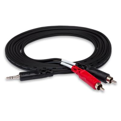 HOSA CMR-210 Stereo Breakout 3.5 mm TRS to Dual RCA (10 ft) image 2