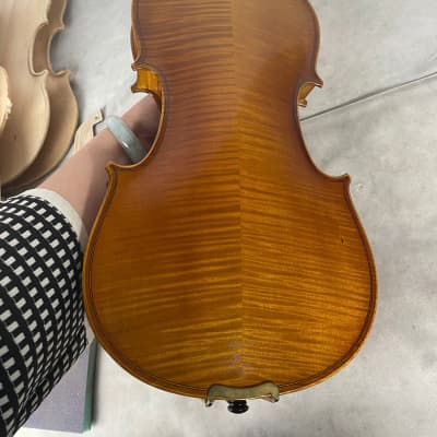 AAA Level Handmade Varnished Violin 4/4, Solid Spruce Wood, Maple Top image 5