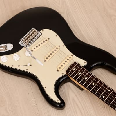 1983 ESP 400 Series ST465 Vintage S-Style Guitar Black, One-Owner w/ Case, Japan image 8