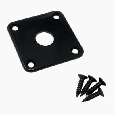 All Parts AP-0633 Square Jackplate - Black Plastic for sale