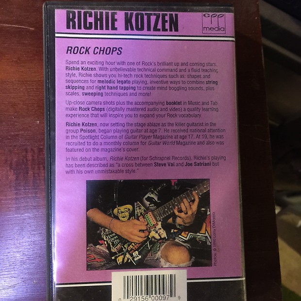Ritchie Kotzen Rock Chops VHS