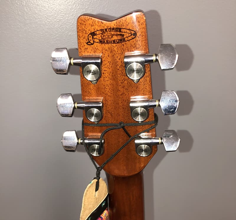 Washburn Woodstock Acoustic Electric Guitar with hard case