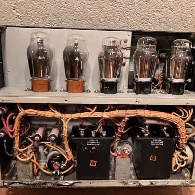 Signal corps vintage tube preamplifier transmitter Federal Bc-223a 1950’s - Black Grain image 2