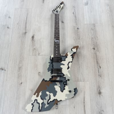 ESP LTD James Hetfield Snakebyte Camo Guitar, Macassar Ebony, KUIU Camo Satin image 3