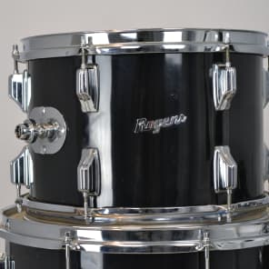 Rogers Jet Black Pearl "Powertone" Drum Kit w/ 26" Bass Drum image 6